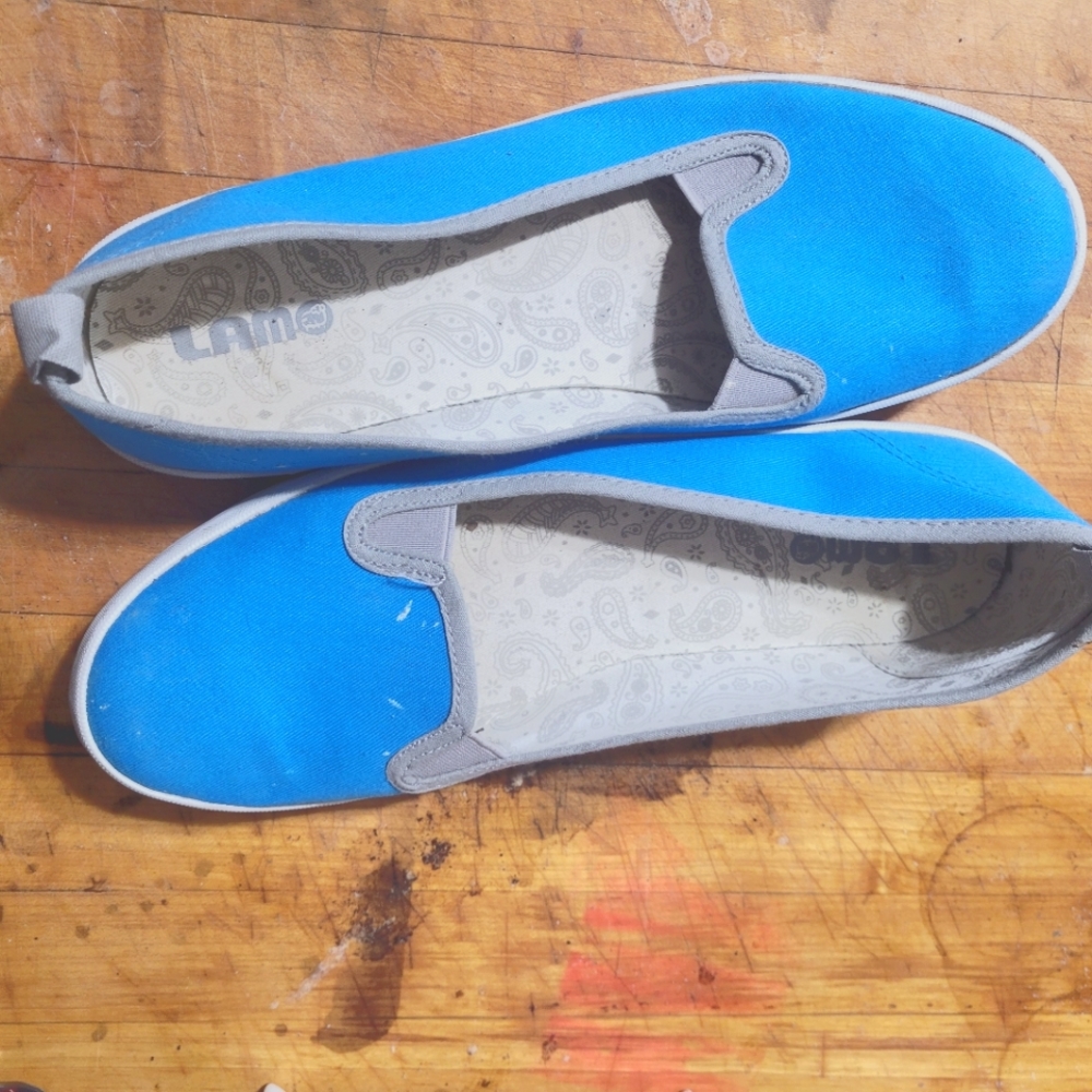 Lamo slip on flats blue